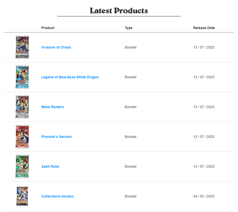 遊戯王TCG】海外で「Legendary Collection: 25th Anniversary Edition